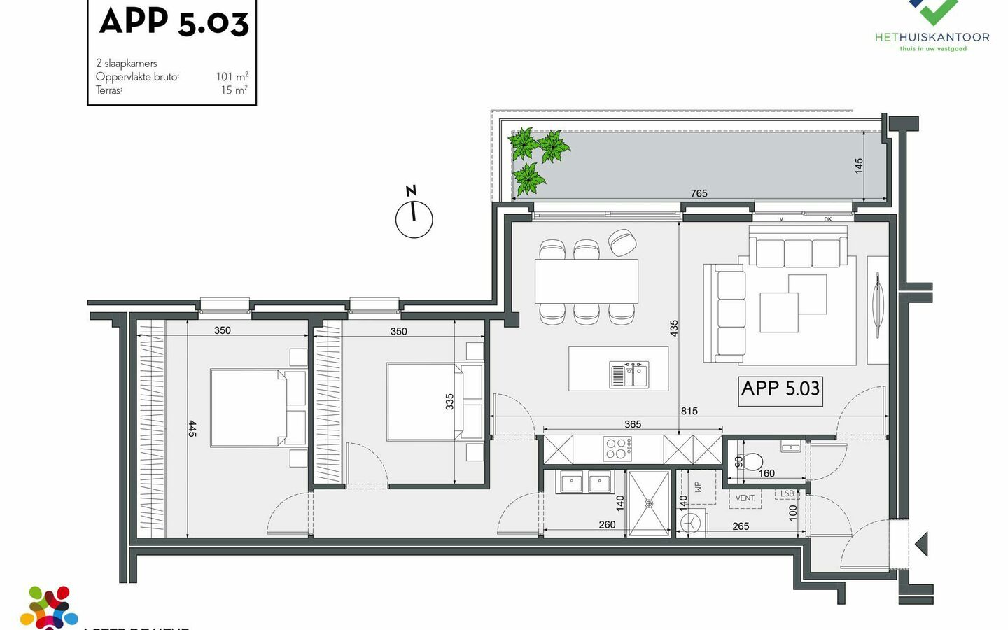 Penthouse te koop in Overpelt